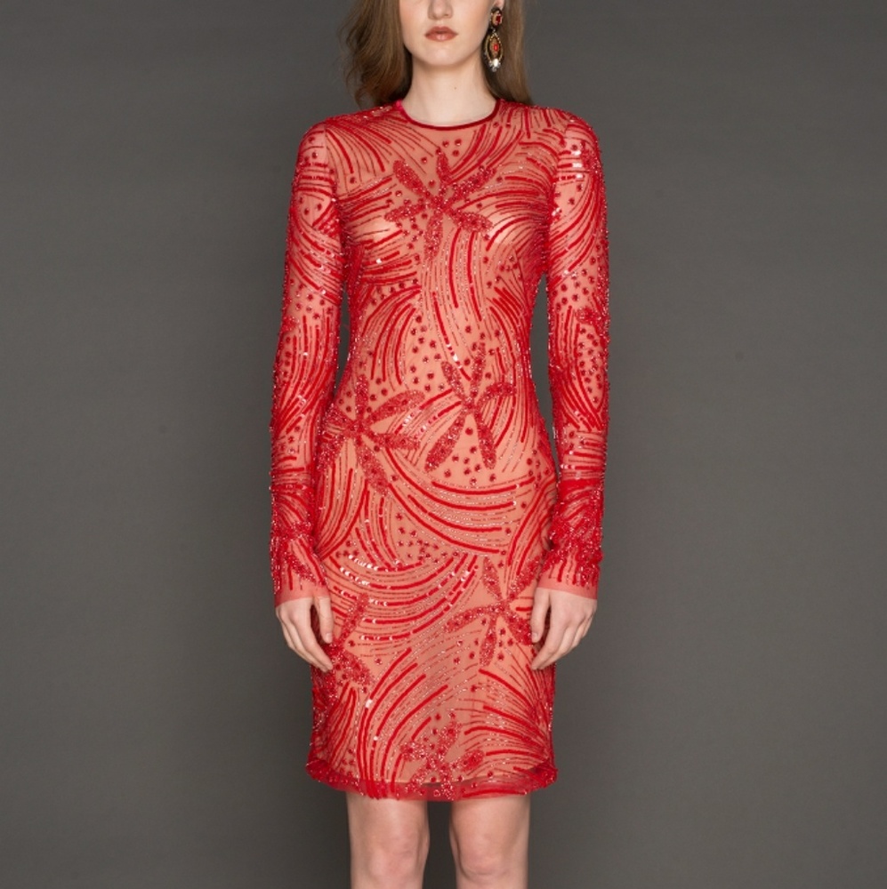 Naeem Khan beaded dress